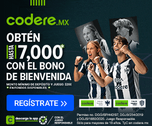 Banner promocional de Codere MX