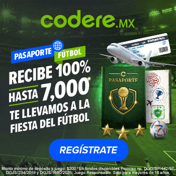 Banner promocional de Codere MX Mundial